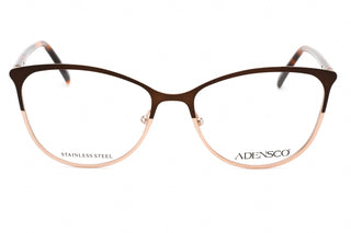Adensco AD 240 Eyeglasses BRWNGOLD B/Clear demo lens-AmbrogioShoes
