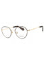 1109 - Light Gold/Clear demo lens