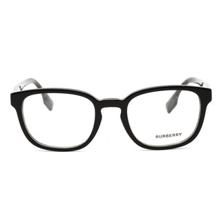 Burberry 0BE2344 Eyeglasses Black/Charcoal Check/Clear demo lens Unisex Unisex-AmbrogioShoes
