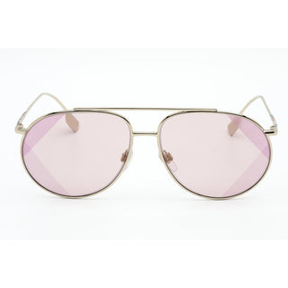 Burberry 0BE3138 Sunglasses Light Gold/Pink UV Print-AmbrogioShoes