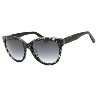 Calvin Klein CK21709S Sunglasses Petrol Havana / Blue Grey Gradient Women's-AmbrogioShoes