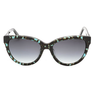 Calvin Klein CK21709S Sunglasses Petrol Havana / Blue Grey Gradient Women's-AmbrogioShoes
