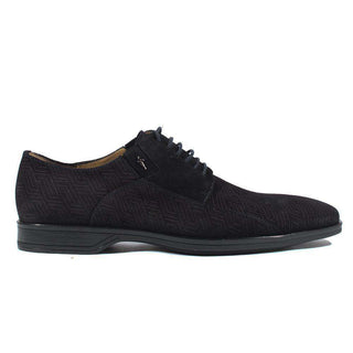 Cesare Paciotti Luxury Italian Italian Mens Shoes Vit Camoscio Navy Suede Oxfords (CPM2635)-AmbrogioShoes