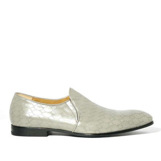 Cesare Paciotti Luxury Italian Magic Baby Fumo Leather Loafers (CPM2322)-AmbrogioShoes