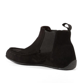 Cesare Paciotti Luxury Italian Mens Shoes Vit Cam Black Suede Boots (CPM3055)-AmbrogioShoes