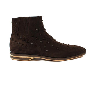 Cesare Paciotti Luxury Italian Mens Shoes Vit Cam Fondente Suede Boots (CPM2410)-AmbrogioShoes