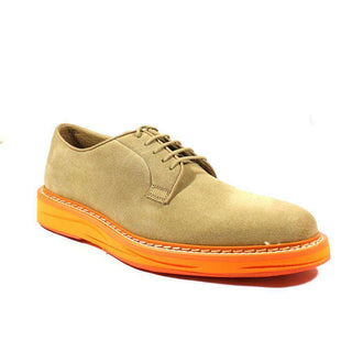 Cesare Paciotti Luxury Italian Mens Shoes Vit Rovesciato Suede Sabbia Oxfords (CPM2402)-AmbrogioShoes