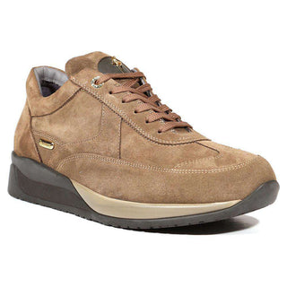Cesare Paciotti Luxury Italian Men's Italian Shoes Camoscio Beige / Taupe Sneakers (CPM5022)-AmbrogioShoes
