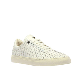 Cesare Paciotti Luxury Italian Men's Nappa Soft Bianco White Sneakers (CPM5344)-AmbrogioShoes