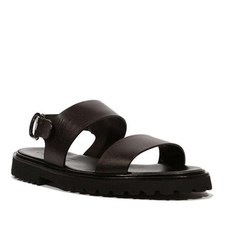 Cesare Paciotti Luxury Italian Men's Vacchetta Black Sandals (CPM5101)-AmbrogioShoes