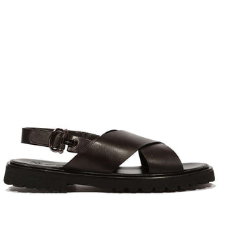 Cesare Paciotti Luxury Italian Men's Vacchetta Black Sandals (CPM5102)-AmbrogioShoes