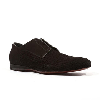 Cesare Paciotti Luxury Italian Men's Vit Camoscio Black Loafers (CPM5343)-AmbrogioShoes