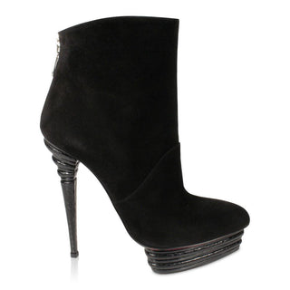 Cesare Paciotti Women's Black Designer Low Boots (PA705510)-AmbrogioShoes