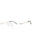 C02 - Shiny Silver/Gold / Clear Lens
