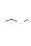 C03 - Shiny Gold/Silver / Clear Lens