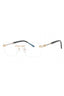 C03 - Shiny Gold/Silver / Clear Lens