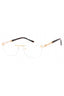 C01 - Shiny Gold / Clear Lens
