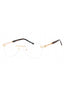 C01 - Shiny Gold / Clear Lens