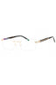 C03 - Shiny Gold/Black / Clear Lens