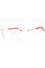 096D - ANTIQUE PINK / CLEAR