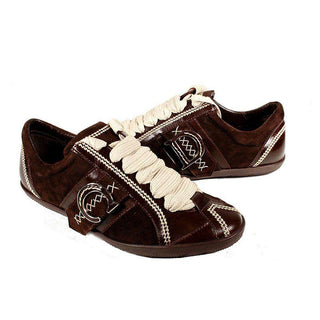 Christian Dior Shoes brown suede sneakers Women (CDW31)-AmbrogioShoes