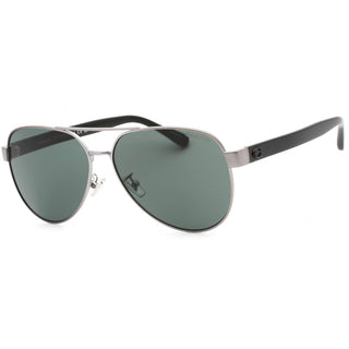 Coach 0HC7143 Sunglasses Satin Gunmetal/Dark Green Unisex-AmbrogioShoes