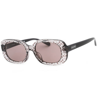 Coach 0HC8358U Sunglasses Grey Transparent/Grey Unisex-AmbrogioShoes