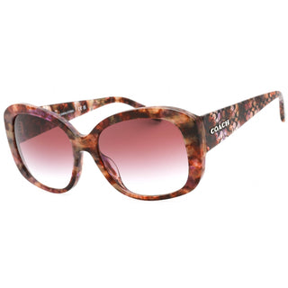Coach 0HC8363U Sunglasses Petal Tortoise/Gradient Pink Unisex-AmbrogioShoes