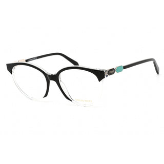 Emilio Pucci EP5184 Eyeglasses black/crystal / clear demo lens-AmbrogioShoes