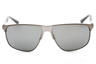 Emporio Armani 0EA2094 Sunglasses Matte Gunmetal/Grey Mirror Silver Unisex-AmbrogioShoes
