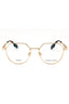 714 - MATTE GOLD/clear demo lens