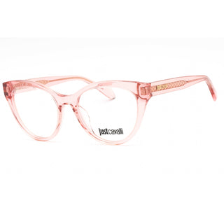 Just Cavalli VJC001 Eyeglasses Shiny Transparent Peach / Clear Lens