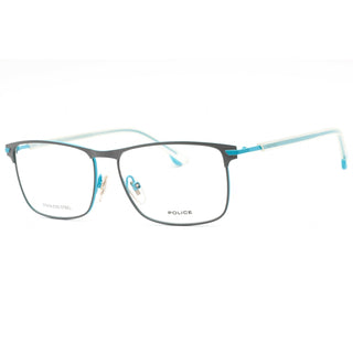 Police VPL560 Eyeglasses Shiny Azure / Clear demo lens-AmbrogioShoes