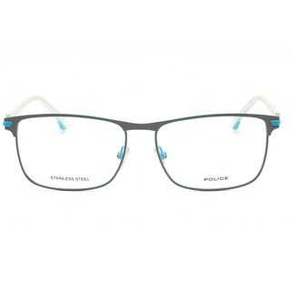Police VPL560 Eyeglasses Shiny Azure / Clear demo lens-AmbrogioShoes