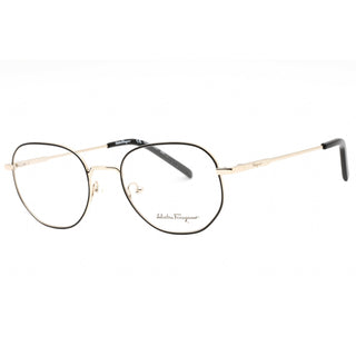 Salvatore Ferragamo SF 2215 Eyeglasses Black Gold / Clear demo lens