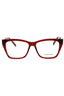 616 - TRANSPARENT RED/clear demo lens