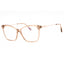 045 - shiny light brown / Clear/Blue-light block lens