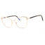 028 - shiny rose gold/clear/Blue-light block lens