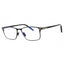 001 - shiny black/clear/blue-light block lens