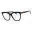 001 - shiny black/clear/blue-light block lens