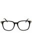 001 - shiny black/clear/blue-light block lens