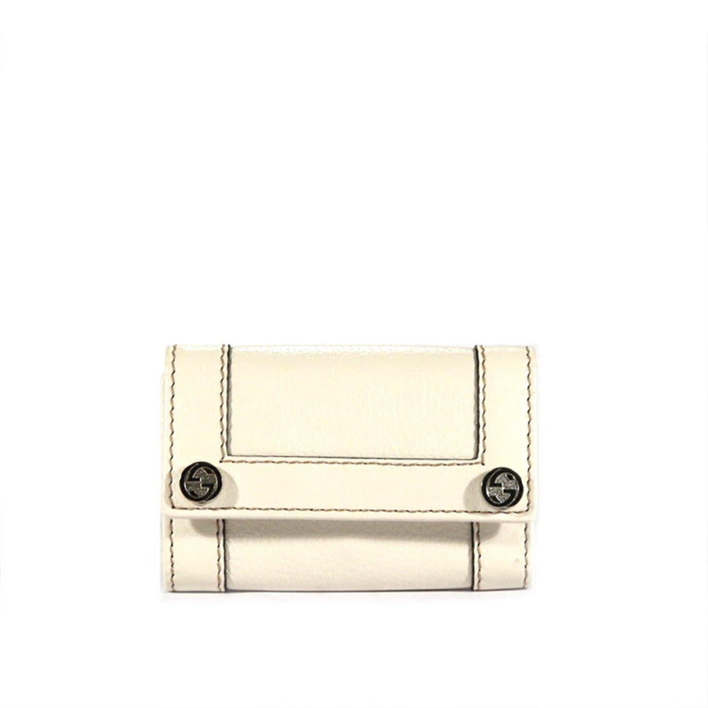 Gucci Key Holder Leather Designer Key Chain White 233039 – Dellamoda