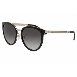 Gucci GG0077SK Sunglasses Black / Grey Gradient-AmbrogioShoes