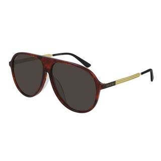 Gucci GG0829SA Sunglasses Havana / Brown-AmbrogioShoes