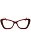 004 - BURGUNDY / Clear demo lens