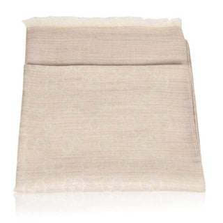 Gucci Shawl / Scarf Beige Woven GG Pattern Stole Scarf (GGS31)-AmbrogioShoes