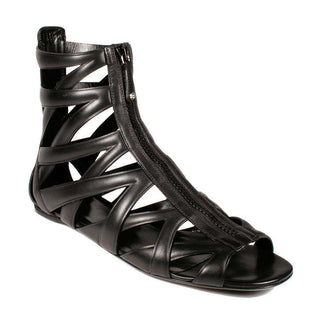 Gucci Women's Sandals Gladiator Leather Zip-Ups (GGW2602)-AmbrogioShoes