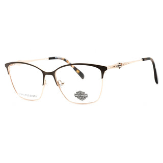 Harley Davidson HD0565 Eyeglasses Matte Dark Brown / Clear Lens-AmbrogioShoes