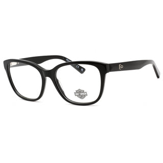 Harley Davidson HD0568 Eyeglasses Shiny Black / Clear Lens-AmbrogioShoes