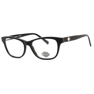 Harley Davidson HD0574 Eyeglasses Shiny Black / Clear Lens-AmbrogioShoes